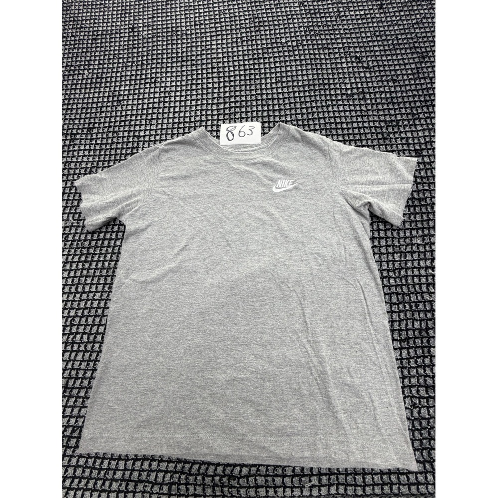 Nike The Nike Tee Youth Medium Gray Short Sleeve Futura Logo T-Shirt